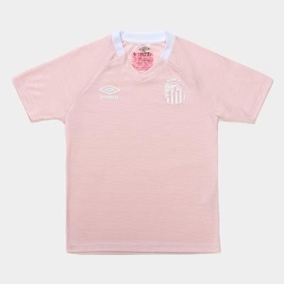 Camisa Juvenil Santos Outubro Rosa 25/26 Torcedor Umbro