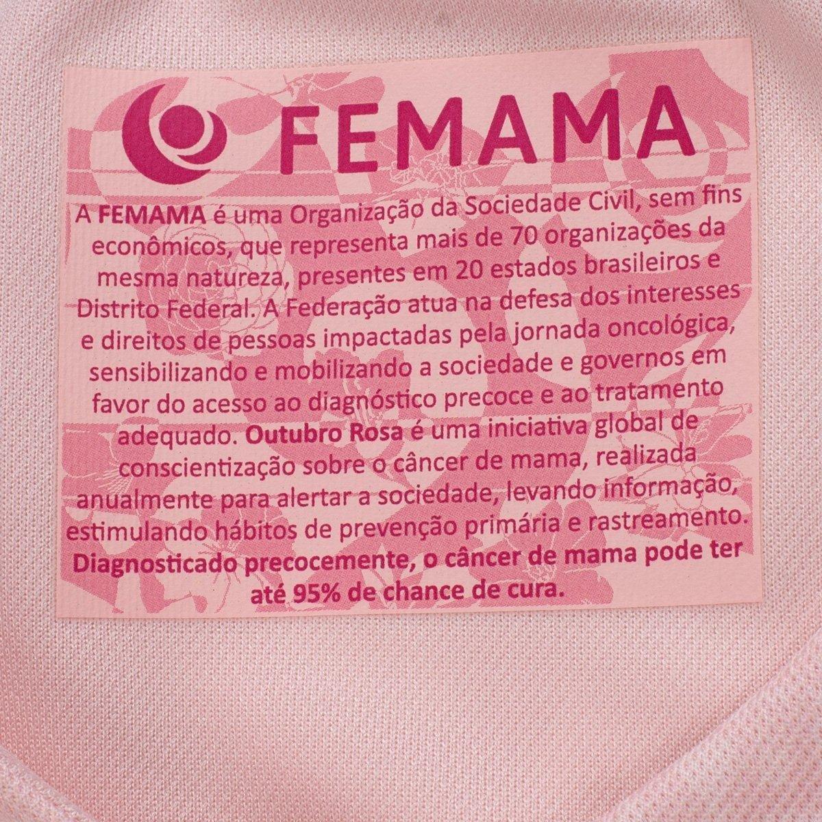 Camisa Santos Outubro Rosa 25/26 Torcedor Umbro Feminina - 4