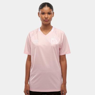 Camisa Santos Outubro Rosa 25/26 Torcedor Umbro Feminina