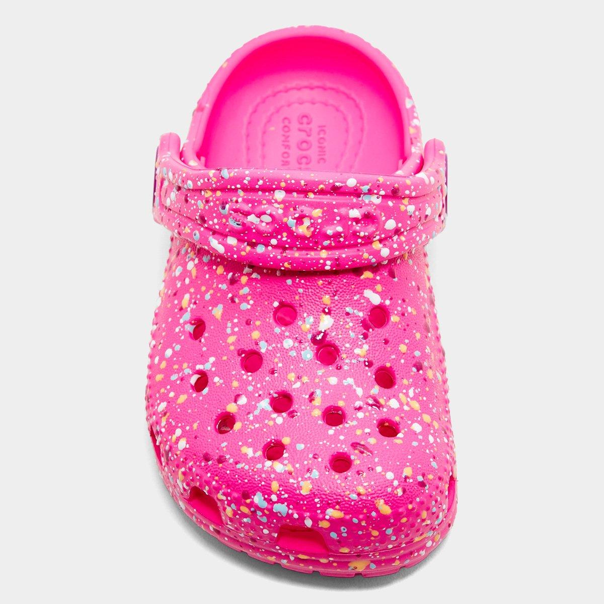 Crocs Infantil Classic Paint Splatter Clog - 4