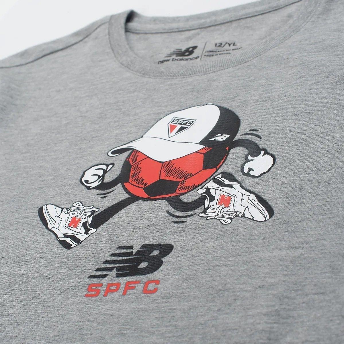 Camiseta Infantil São Paulo 550 New Balance - 4