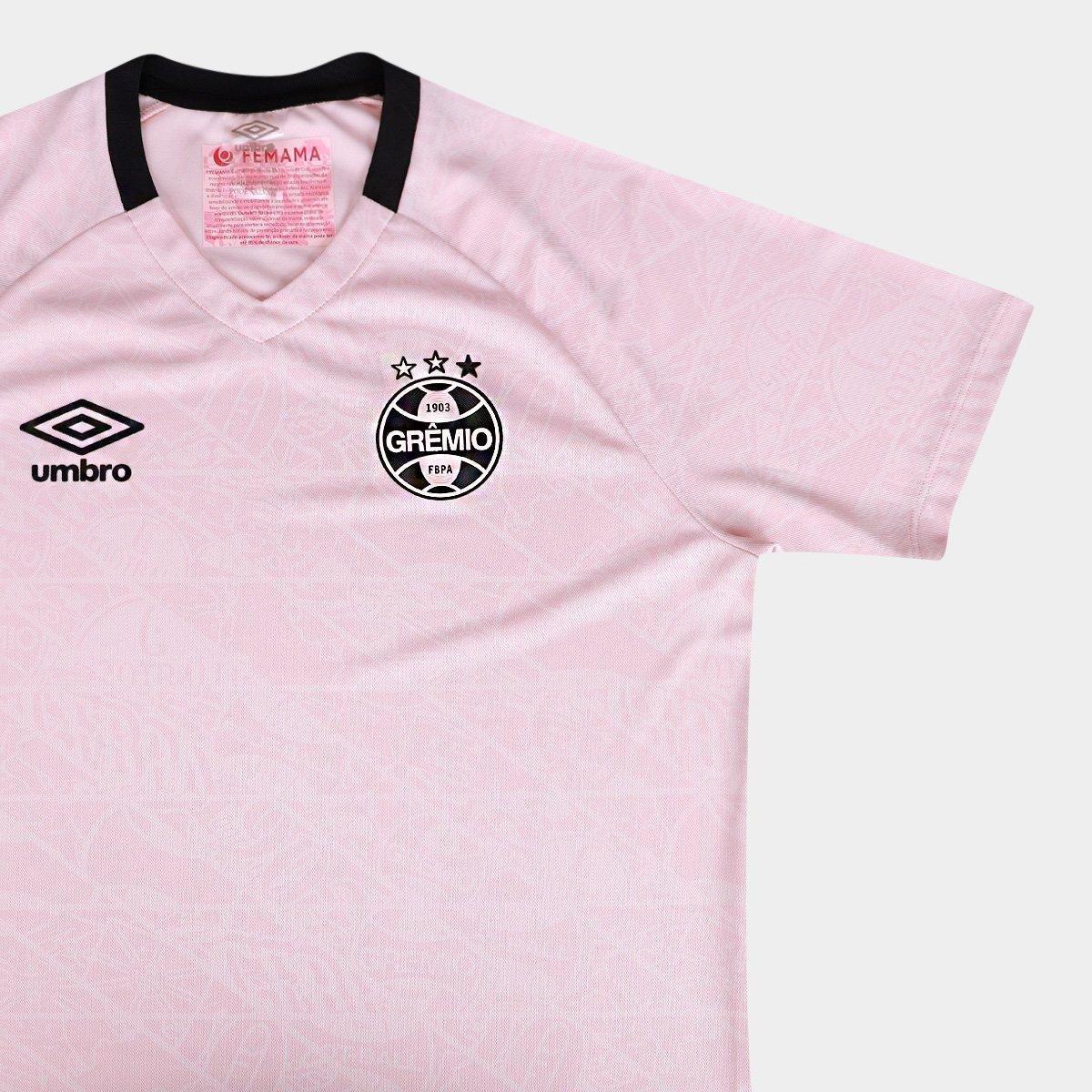 Camisa Grêmio Outubro Rosa 25/26 Torcedor Umbro Masculina - 6