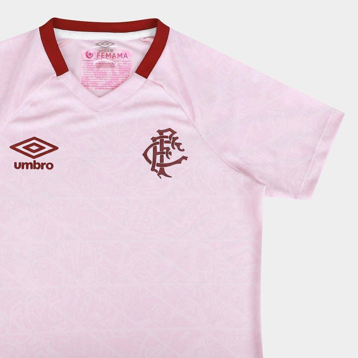 Camisa Fluminense Outubro Rosa 25/26 Torcedor Umbro Feminina - 6