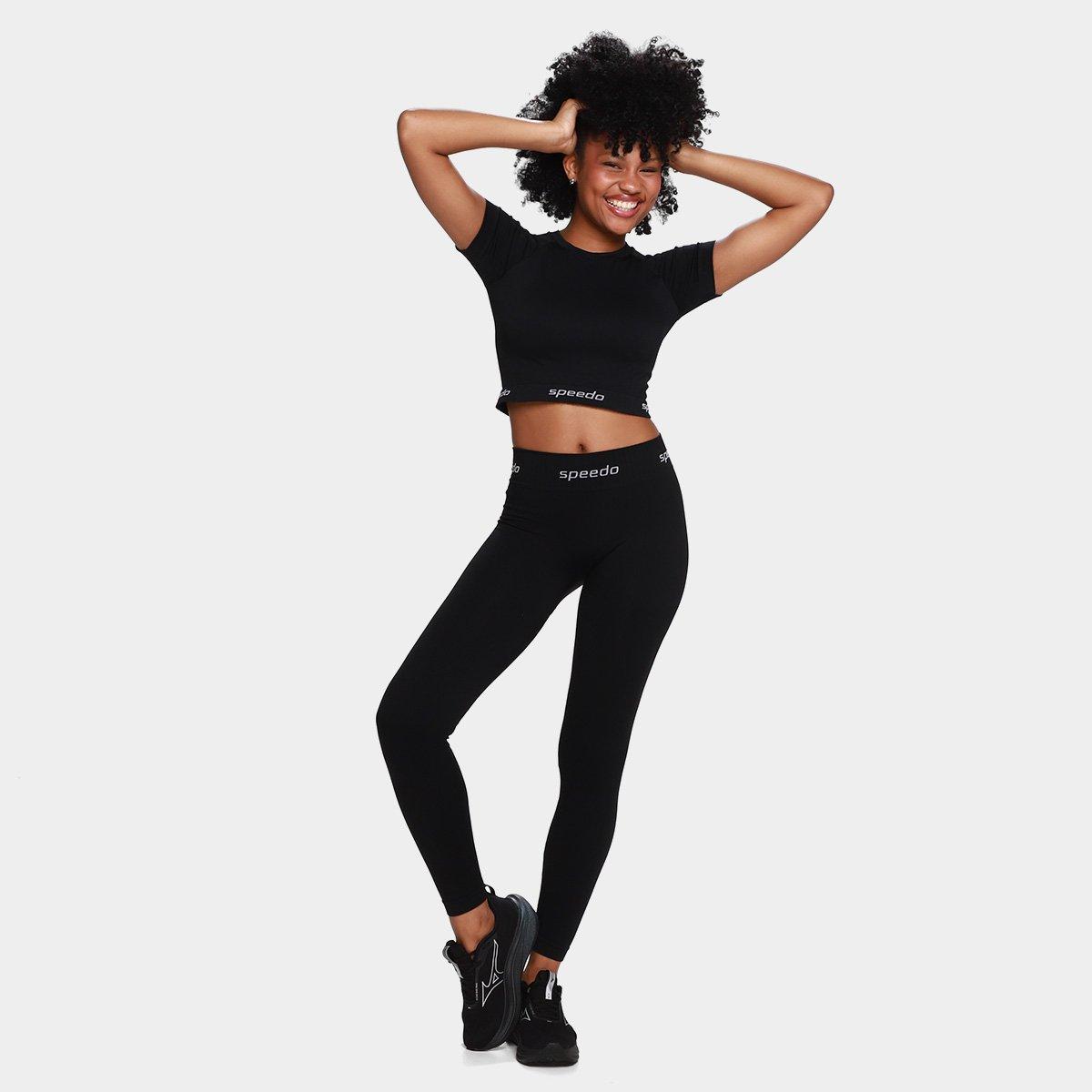 Camiseta Cropped Speedo Esportiva Feminina - 4