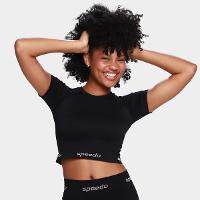 Camiseta Cropped Speedo Esportiva Feminina - 1