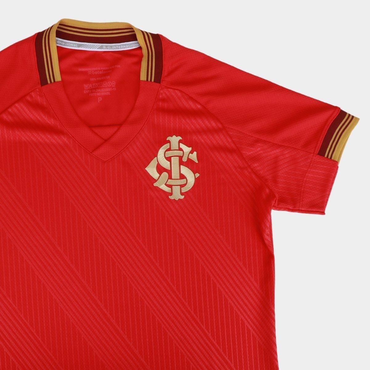 Camiseta Internacional Gold II Feminina - 5