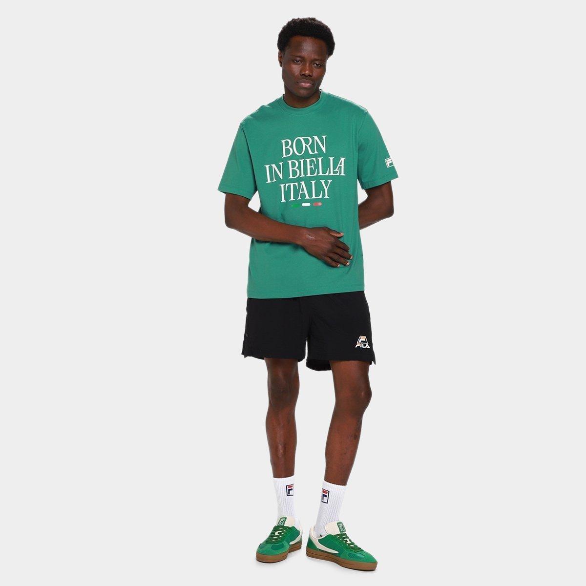 Camiseta Fila Comfort Born in Biella Letter Masculina - 4