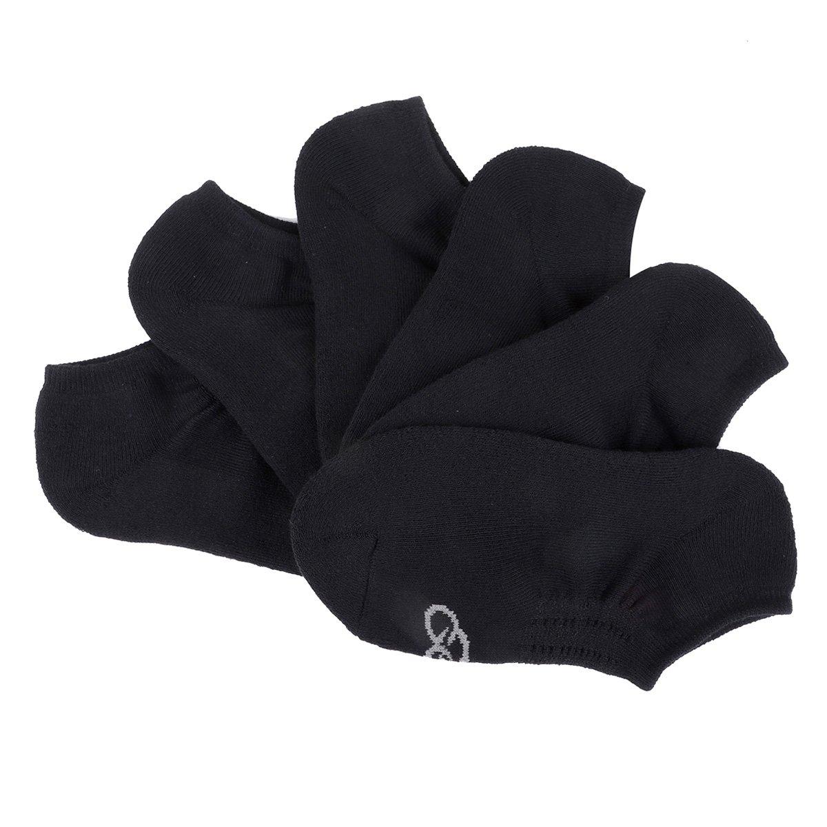 Kit Meia Olympikus Invisivel C/ 6 Pares Feminino - 3