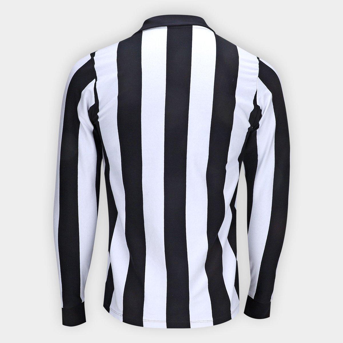 Camisa Santos 1963 Bi Mundial Manga Longa Masculina - 2