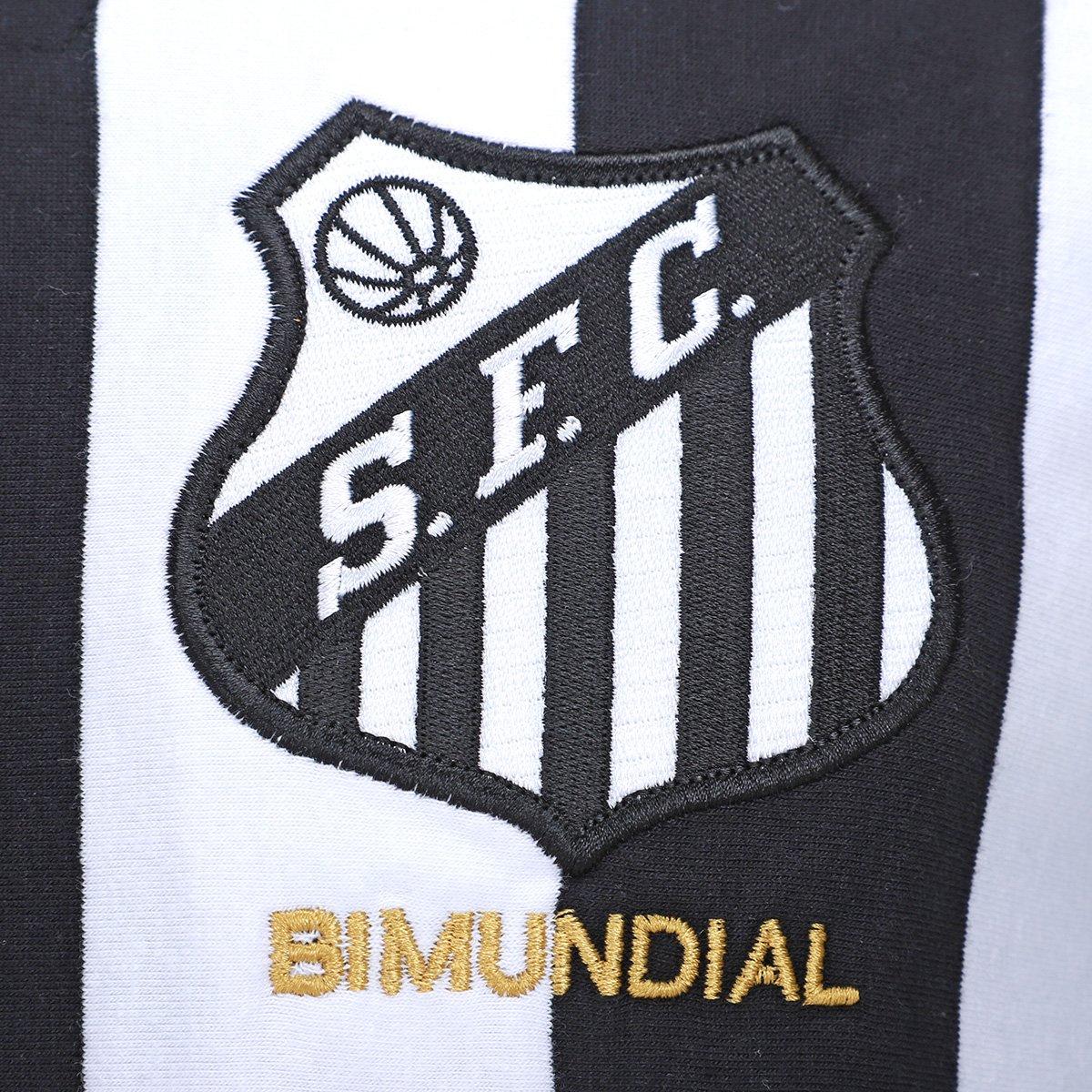 Camisa Santos 1963 Bi Mundial Manga Longa Masculina - 3