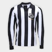 Camisa Santos 1963 Bi Mundial Manga Longa Masculina - 1