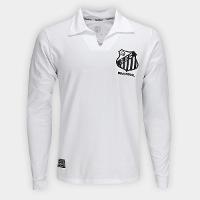 Camisa Santos 1963 Bi Mundial Manga Longa Masculina - 1