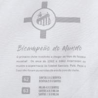 Camisa Santos 1963 Bi Mundial Manga Longa Masculina - 5