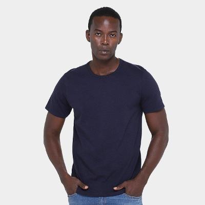 Camiseta Básica Hering Slim Manga Curta Masculina