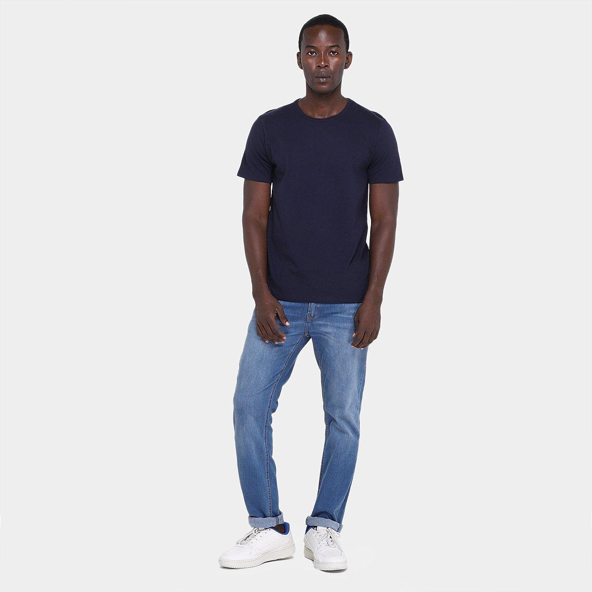 Camiseta Hering Slim Básica Masculina - 4