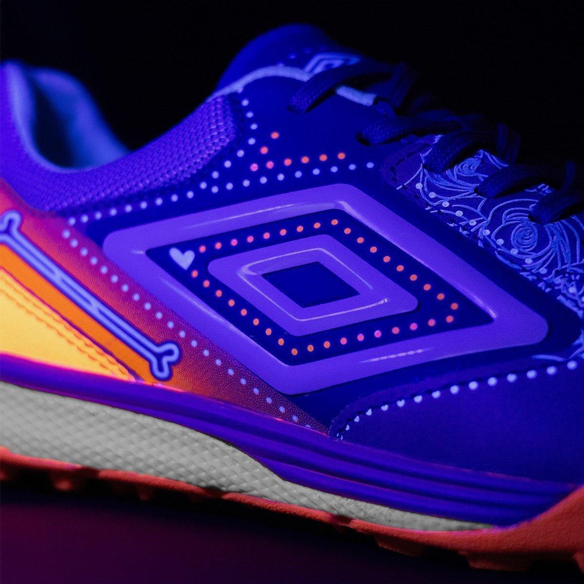 Chuteira Society Umbro Adamant Master Class Pro Bu Dia  de Los Muertos Unissex - 6