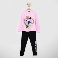 Conjunto Longo  Infantil Disney Minnie Mouse  Menina - 1