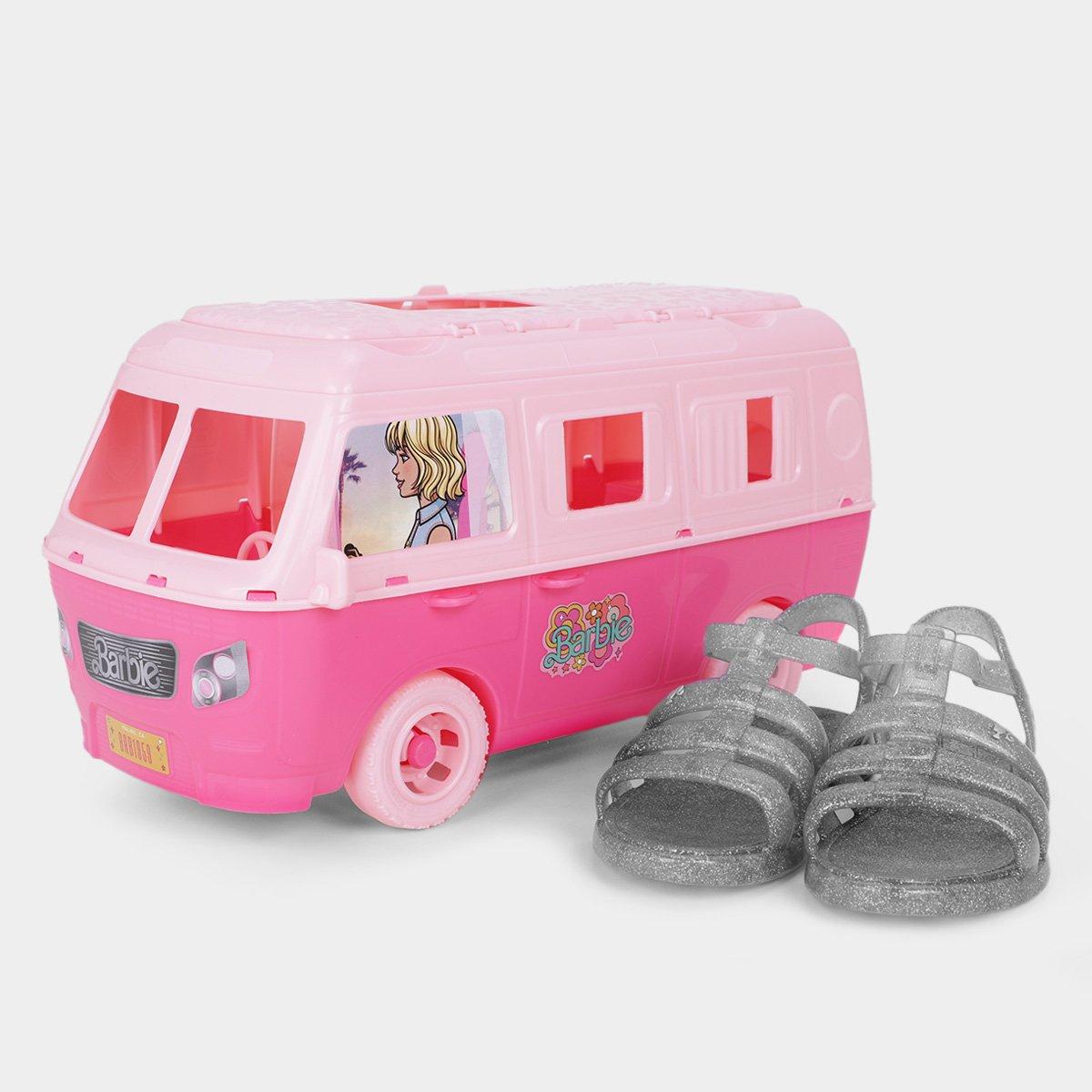 Sandália Infantil Grendene Kids Barbie Road Trip Menina - 1