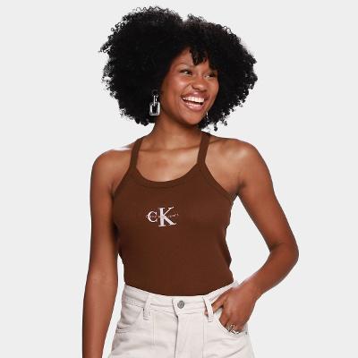 Regata Calvin Klein Rib Casual Feminina