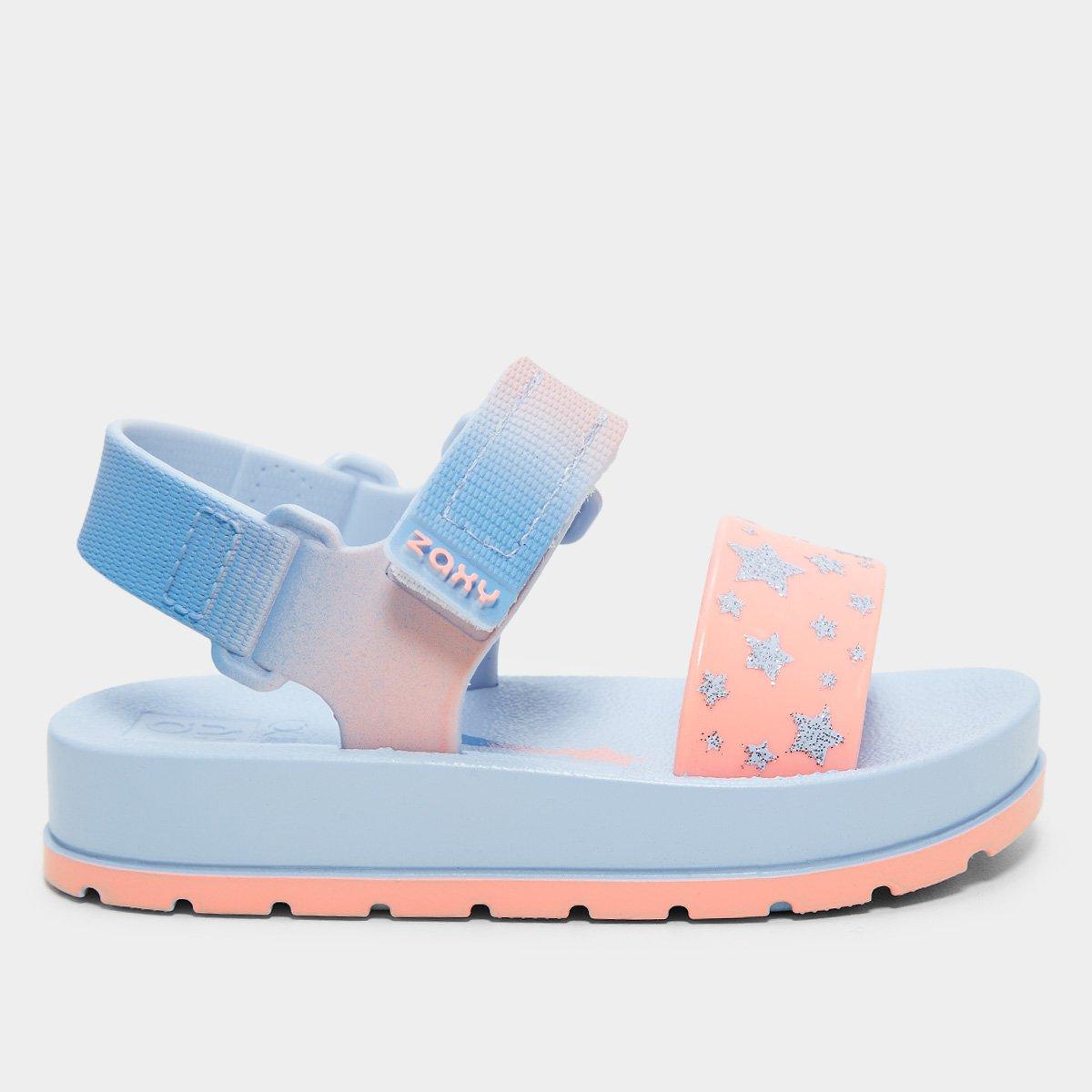 Sandália Infantil Disney Zaxynina Moderninha Print Menina - 1