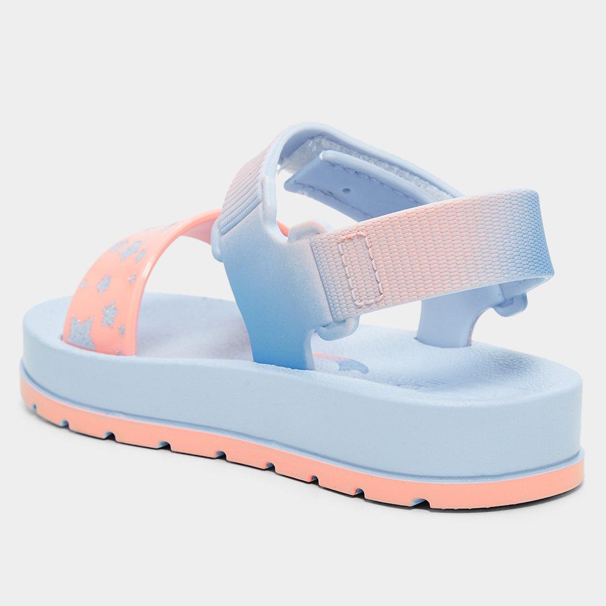 Sandália Infantil Disney Zaxynina Moderninha Print Menina - 3