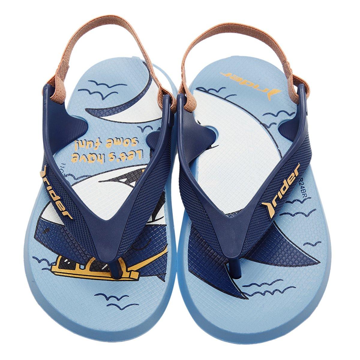 Chinelo Infantil Grendene Rider R1 III Menino - 1