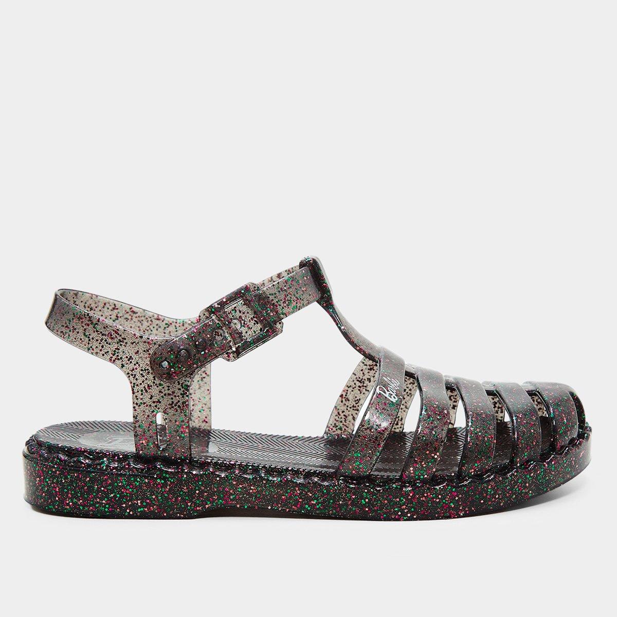 Sandália Infantil Grendene Barbie Glitter - 1