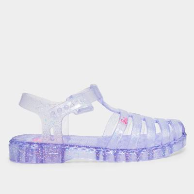 Sandália Infantil Grendene Barbie Glitter