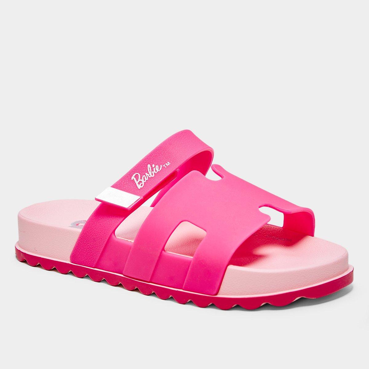 Sandália Slide Infantil Grendene Barbie Glam Menina - 2