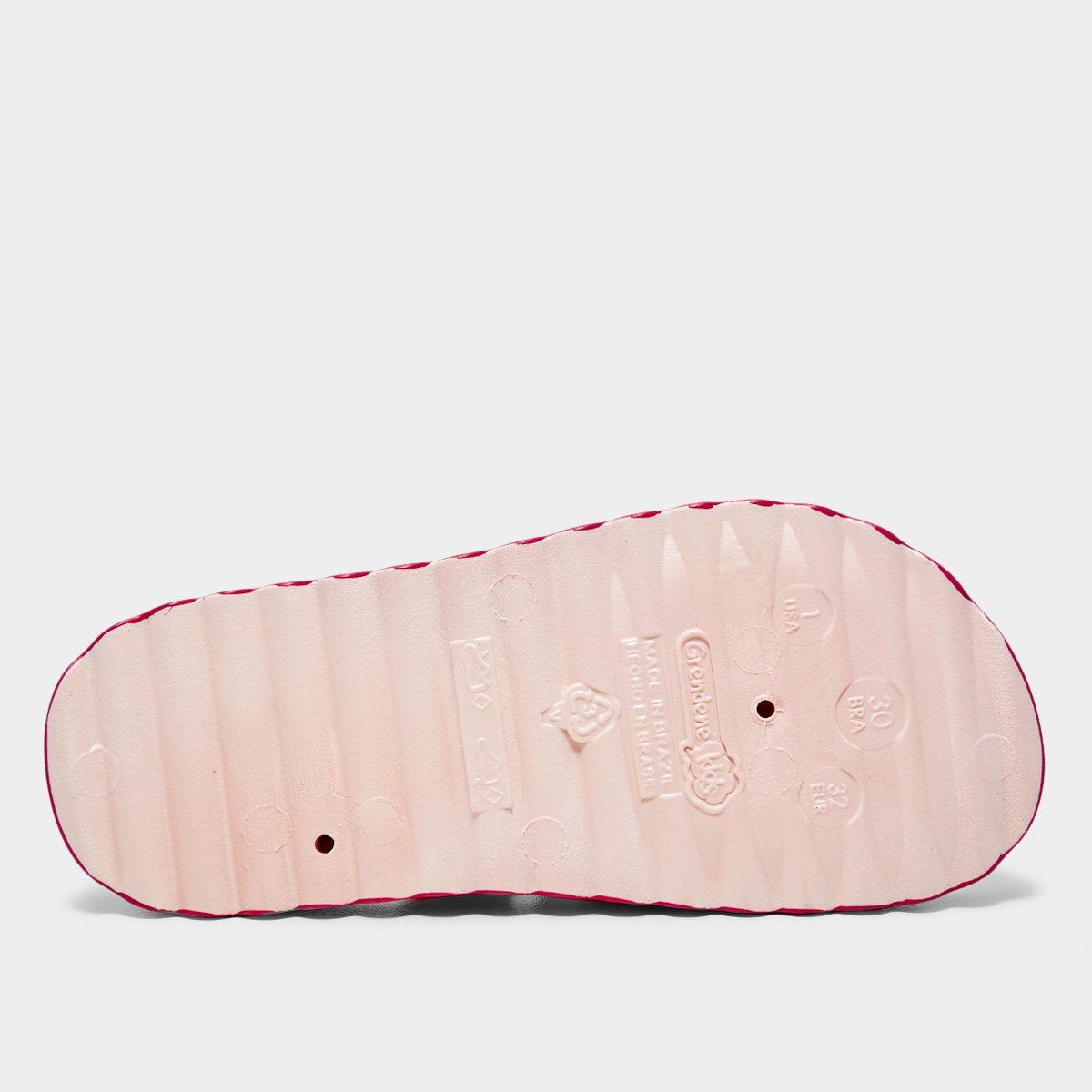 Sandália Slide Infantil Grendene Barbie Glam Menina - 5