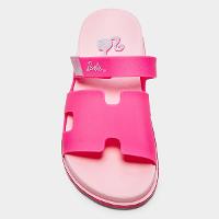 Sandália Slide Infantil Grendene Barbie Glam Menina - 3
