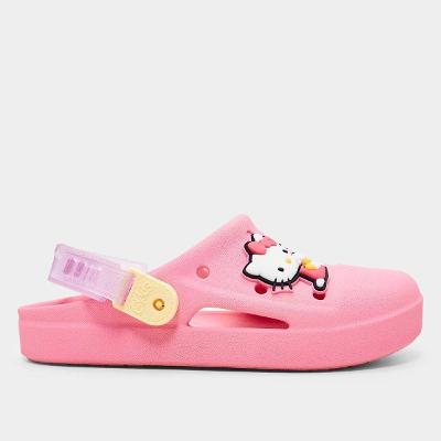 Babuche Infantil Grendene Hello Kitty Fun Menina