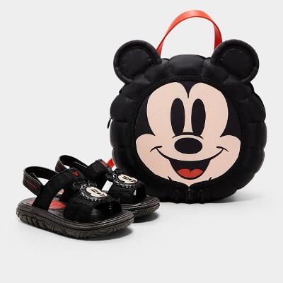 Sandália Bebê Grendene Disney Puff Bag Menino