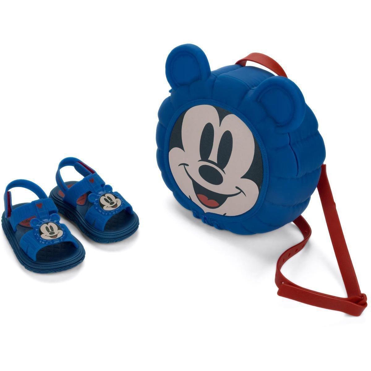 Sandália Bebê Grendene Disney Puff Bag Menino - 1