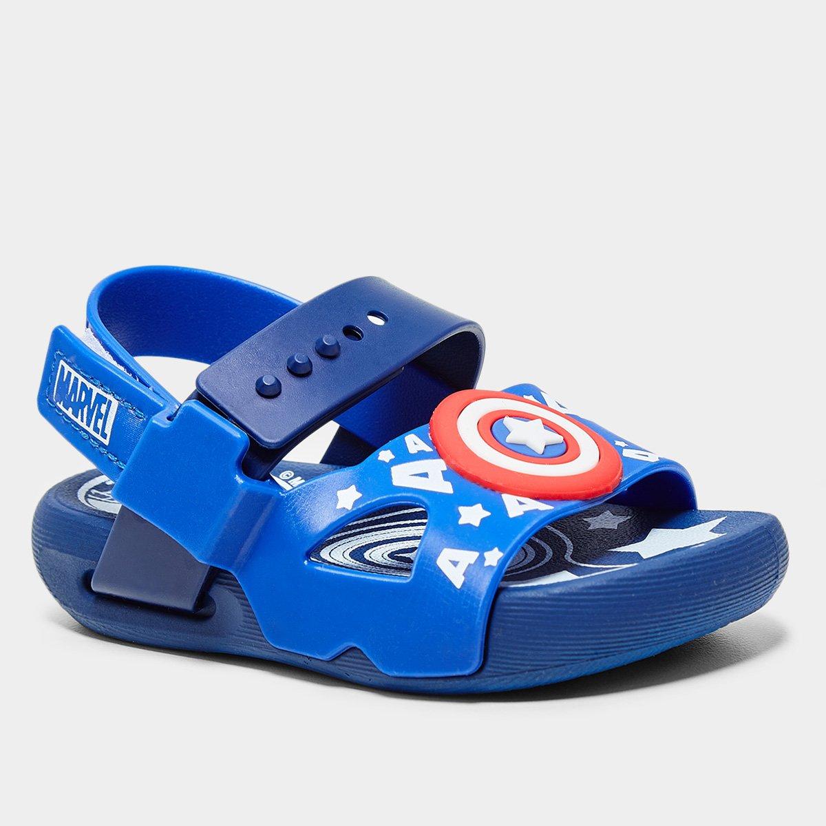Sandália Bebê Grendene Marvel United Menino - 2
