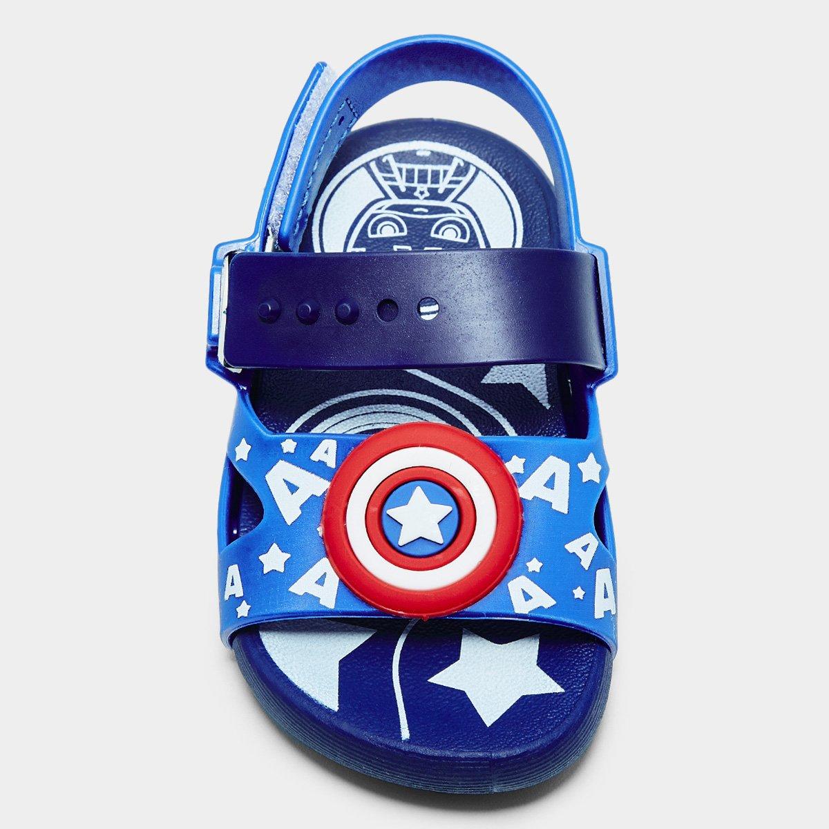 Sandália Bebê Grendene Marvel United Menino - 3