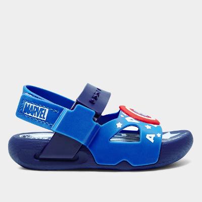 Sandália Bebê Grendene Marvel United Menino