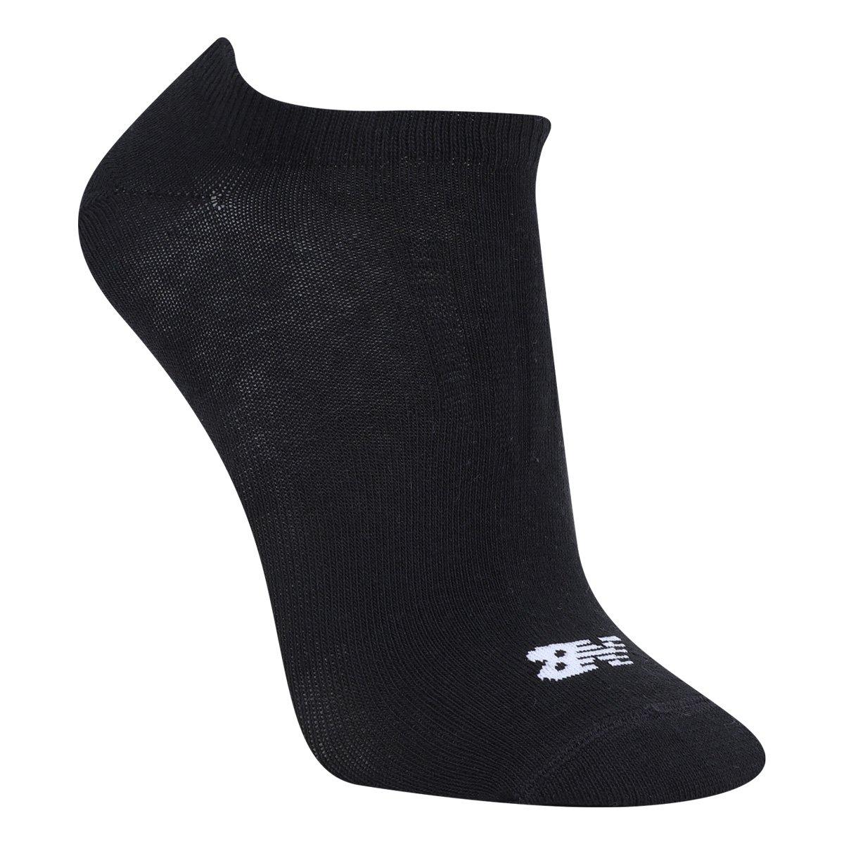 Kit Meia New Balance Invisível Logo c/ 3 Pares - 3