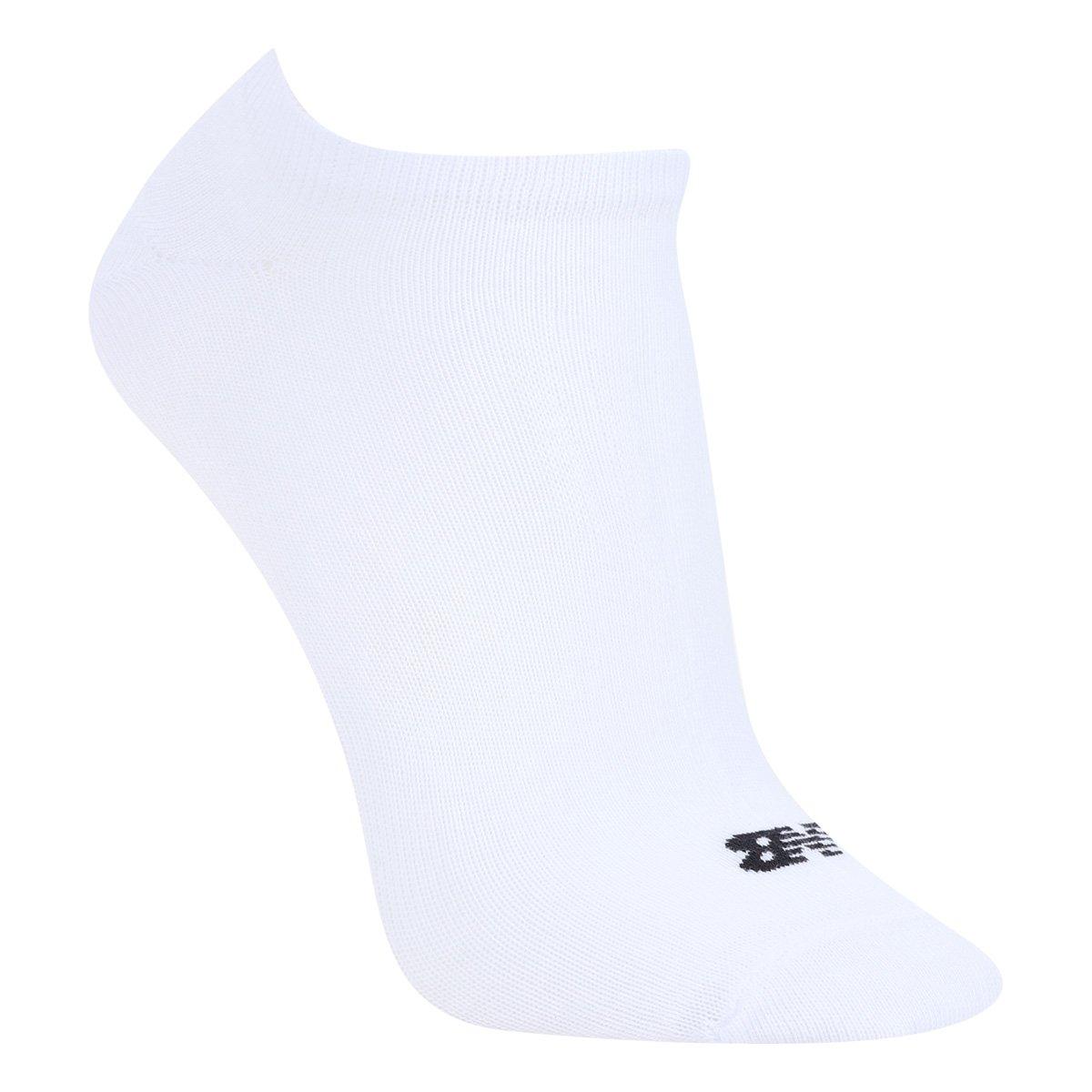 Kit Meia New Balance Invisível Logo c/ 3 Pares - 4