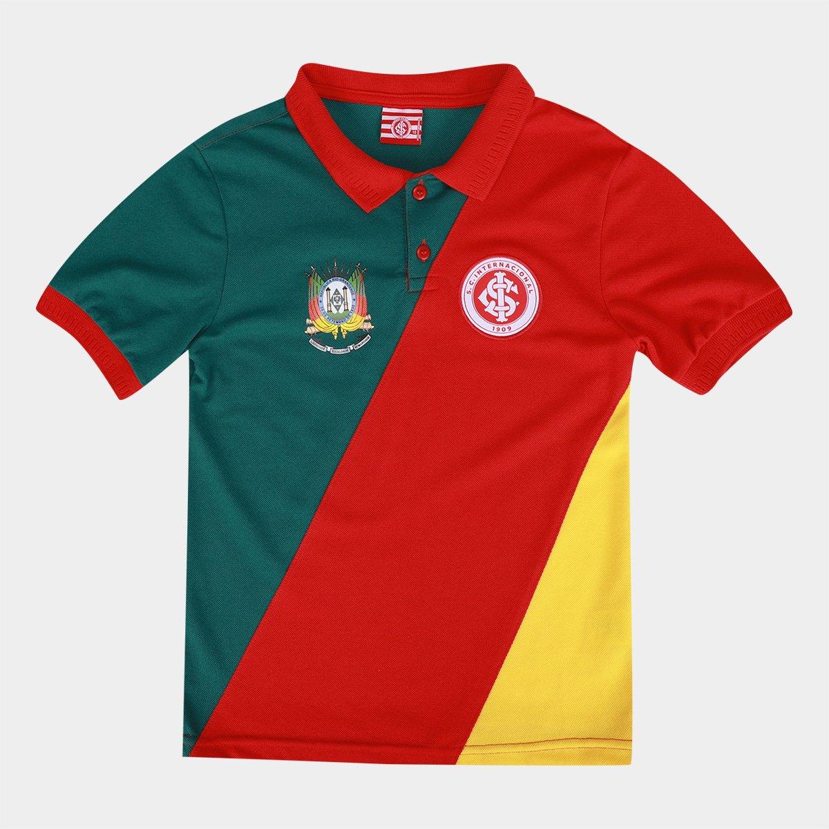 Camisa Polo Infantil Internacional - 1