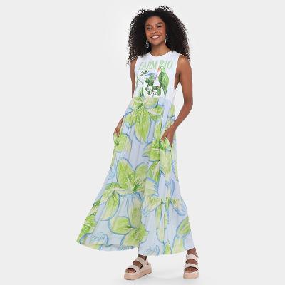 Vestido Farm Midi Mojito Farm Rio