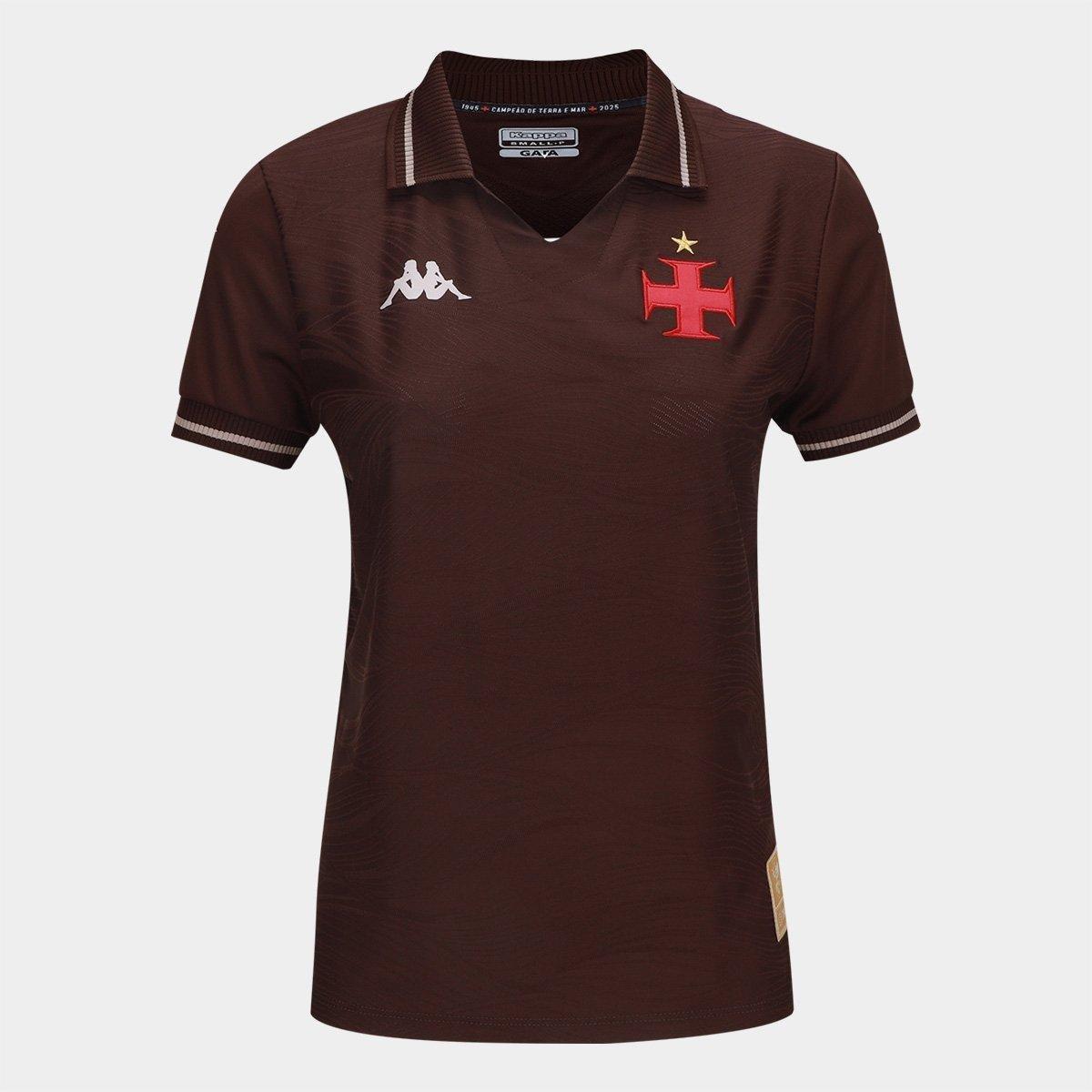 Camisa Vasco III 25/26 s/n Jogador Kappa Feminina - 1