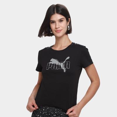 Camiseta Puma Logo Lab Feminina