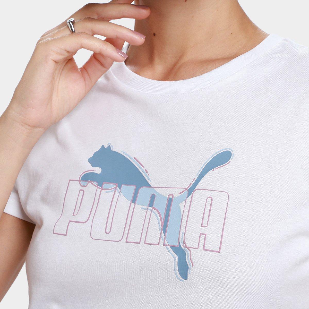 Camiseta Puma Logo Lab Feminina - 3