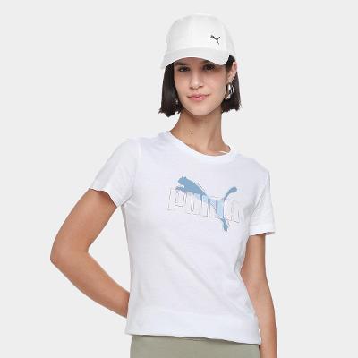 Camiseta Puma Logo Lab Feminina