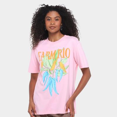 Camiseta Farm Media Pimenta Biquinho Feminina