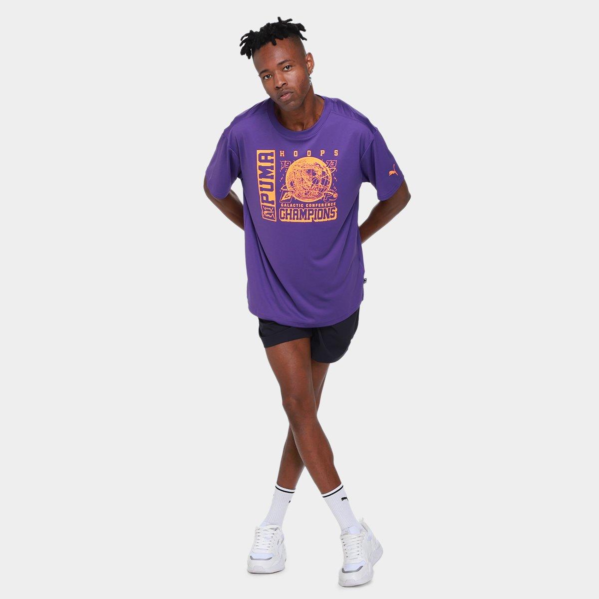 Camiseta Puma Hoopstel 1 Masculina - 4