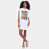 Vestido Farm Curto Engradados Farm Rio - 5