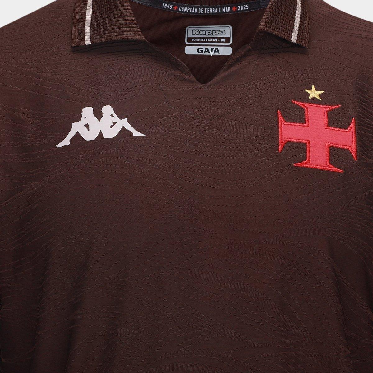 Camisa Vasco III 25/26 s/n Jogador Kappa Masculina - 3