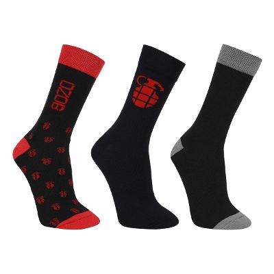 Kit Meia NerdStore - Ozob - Jovem Nerd - Cano longo - 3 pares